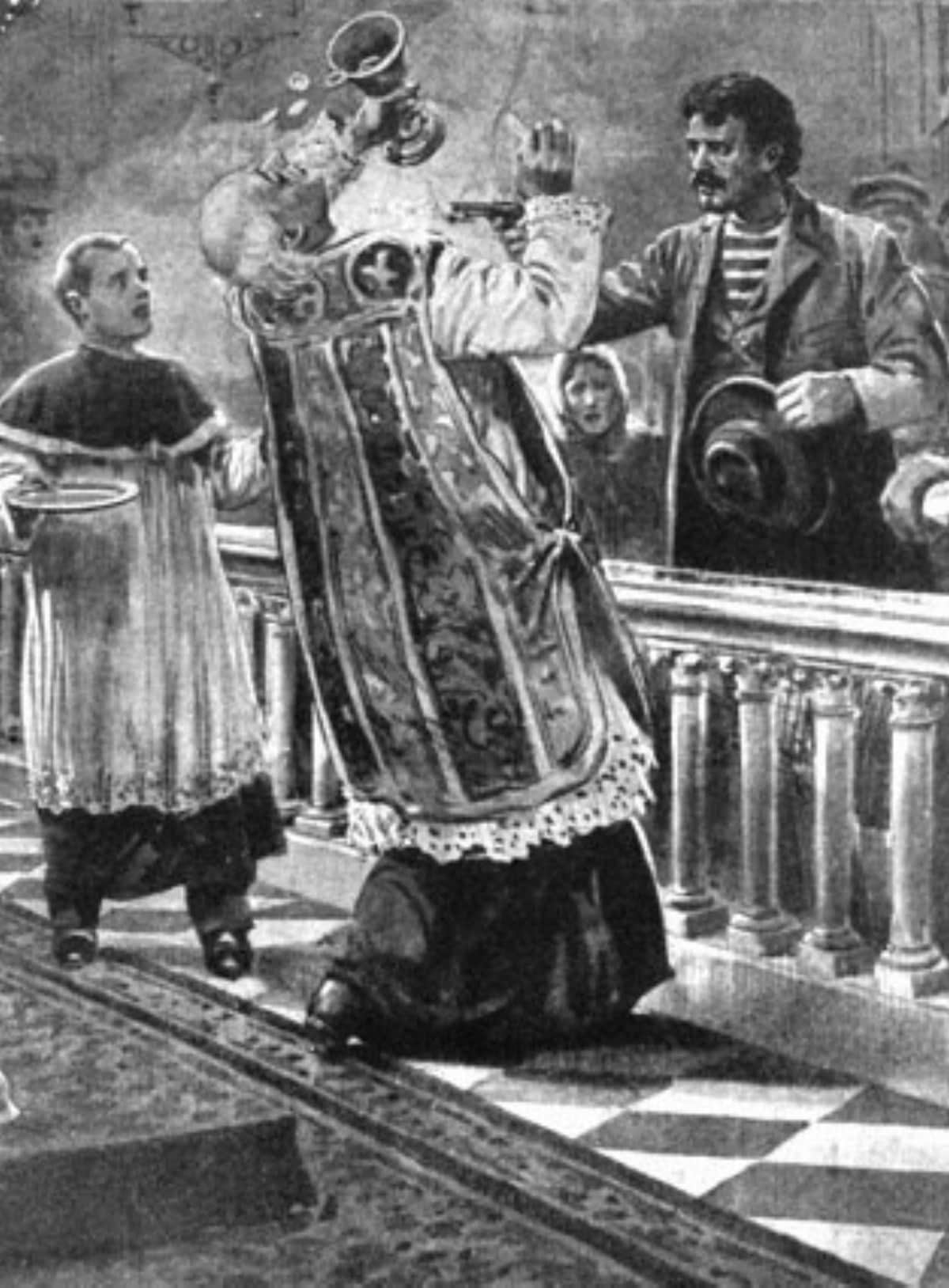 Giuseppe Alia, asesinando al sacerdote Leo Heinrichs