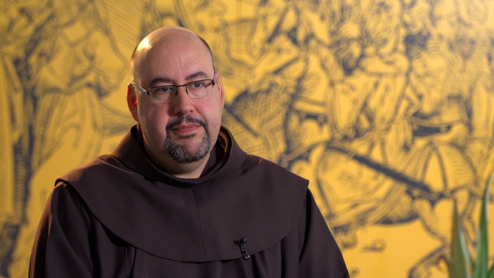 Fray Aquilino explica su experiencia como estudiante alejado de Dios ante el Santo Sepulcro