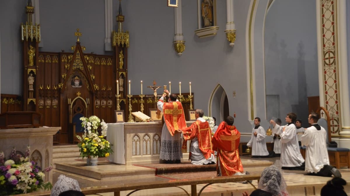 Misa en catedral Nuestra Señora del Rosario.