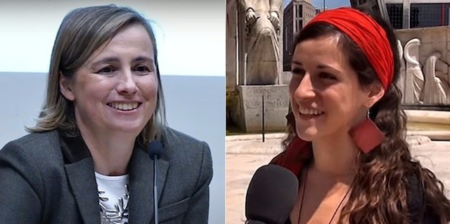 María Álvarez de las Asturias y Lucía Martínez Alcalde.