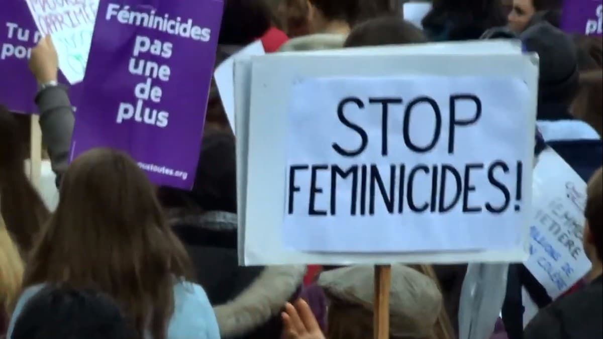 Manifestación feminicidio.