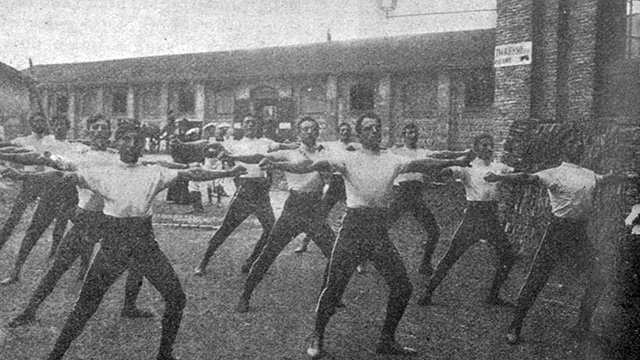 29 de septiembre de 1908 del concurso de gimnasia