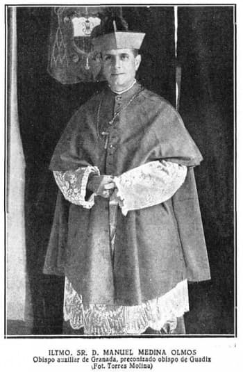 Manuel Medina, obispo de Guadix, asesinado el 30 de agosto de 1936