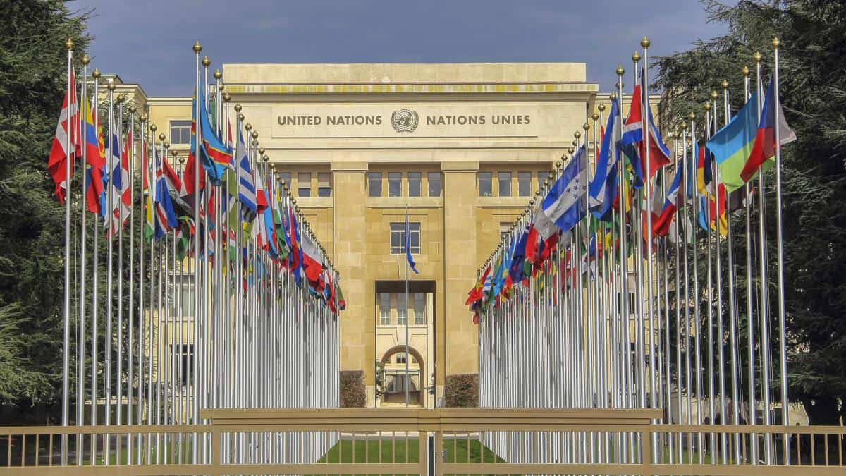 Sede de las Naciones Unidas en Ginebra (Suiza).