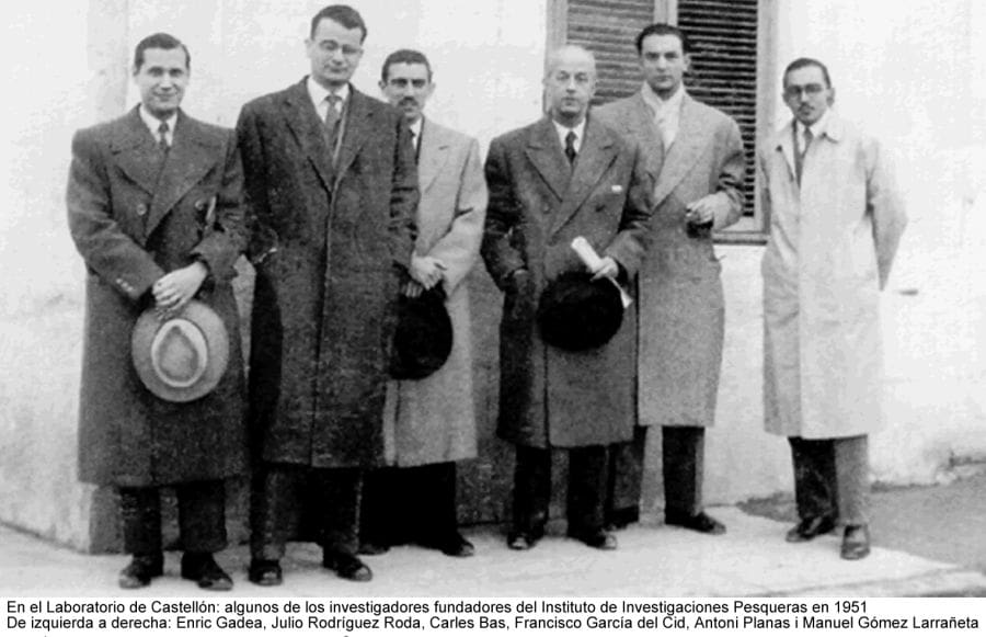 Fundadores del IIP en 1951 - pioneros en investigaciones pesqueras