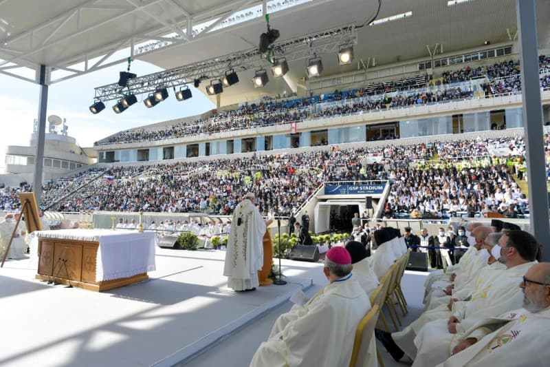 Misa del Papa Francisco en Chipre. 
