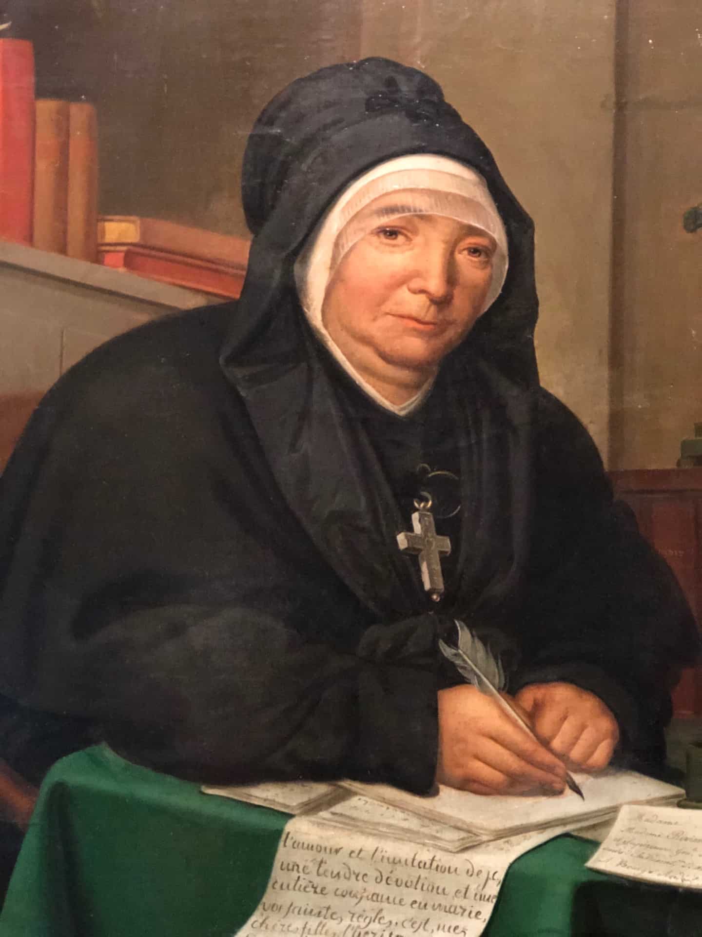 Retrato oficial de Marie Rivier, fundadora de la Presentación de María