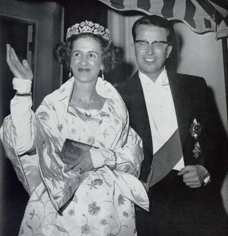 Balduino y Fabiola en 1963