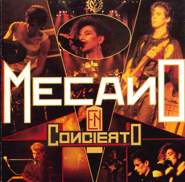 Mecano - portada del disco sobre sus conciertos en 1992