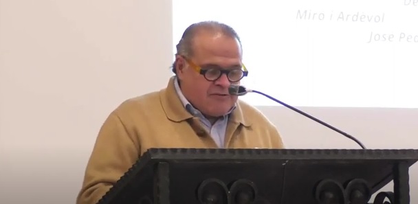 Manuel Silva en la Asamblea de E-Cristians de 2021