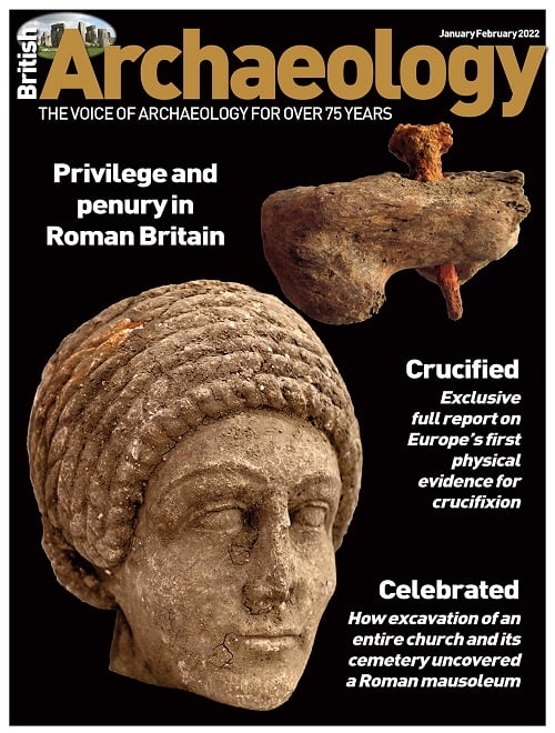 La revista British Archaeology lleva en portada los restos de un crucificado... sólo se conoce otro resto así