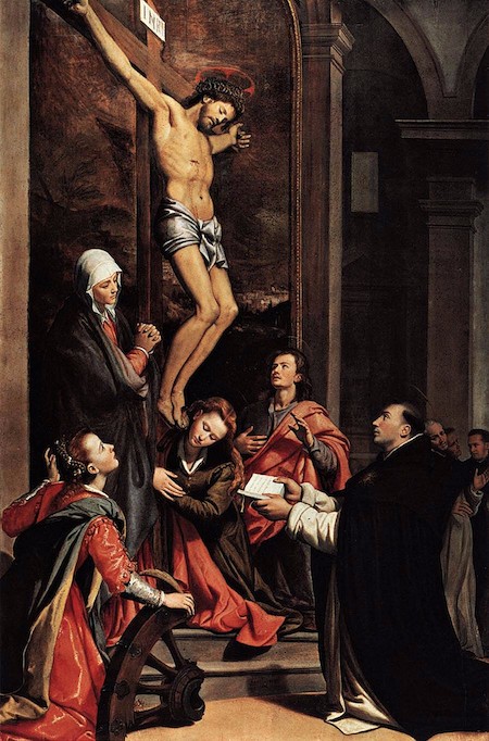 Santi di Tito, Visión de Santo Tomás de Aquino.