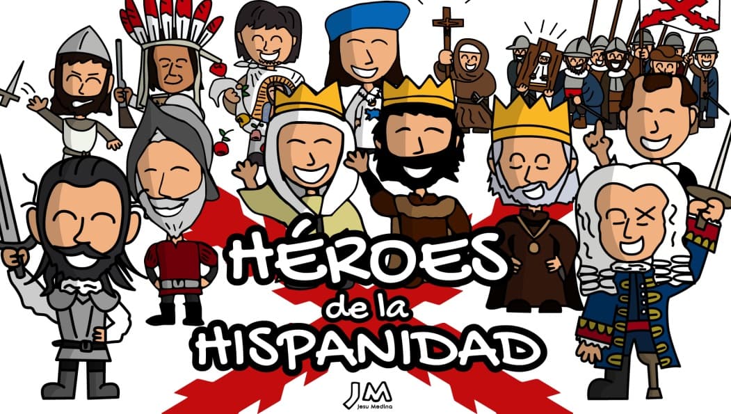 Los héroes de la Hispanidad de Jesu Medina. 