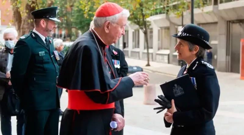 Cardenal Nichols y la jefa de la Policía de Londres