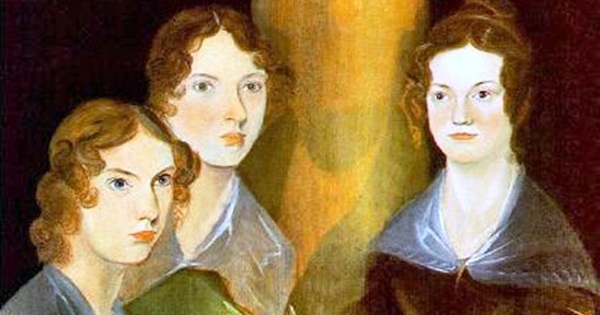 Cuadro de las tres hermanas Brontë, todas escritoras (de izquierda a derecha: Charlotte, autora de 'Jane Eyre'; Emily, autora de 'Cumbres borrascosas'; y Anne, autora de 'Agnes Grey'), pintado en 1834 por su hermano Branwell.