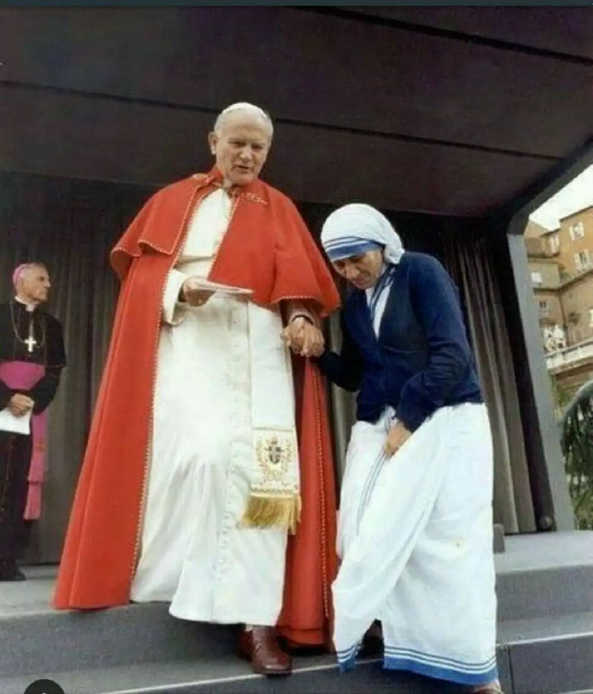 Juan Pablo II y la Madre Teresa