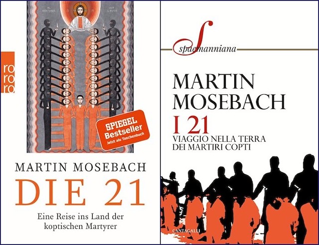 Ediciones alemana e italiana de 'Los 21'.