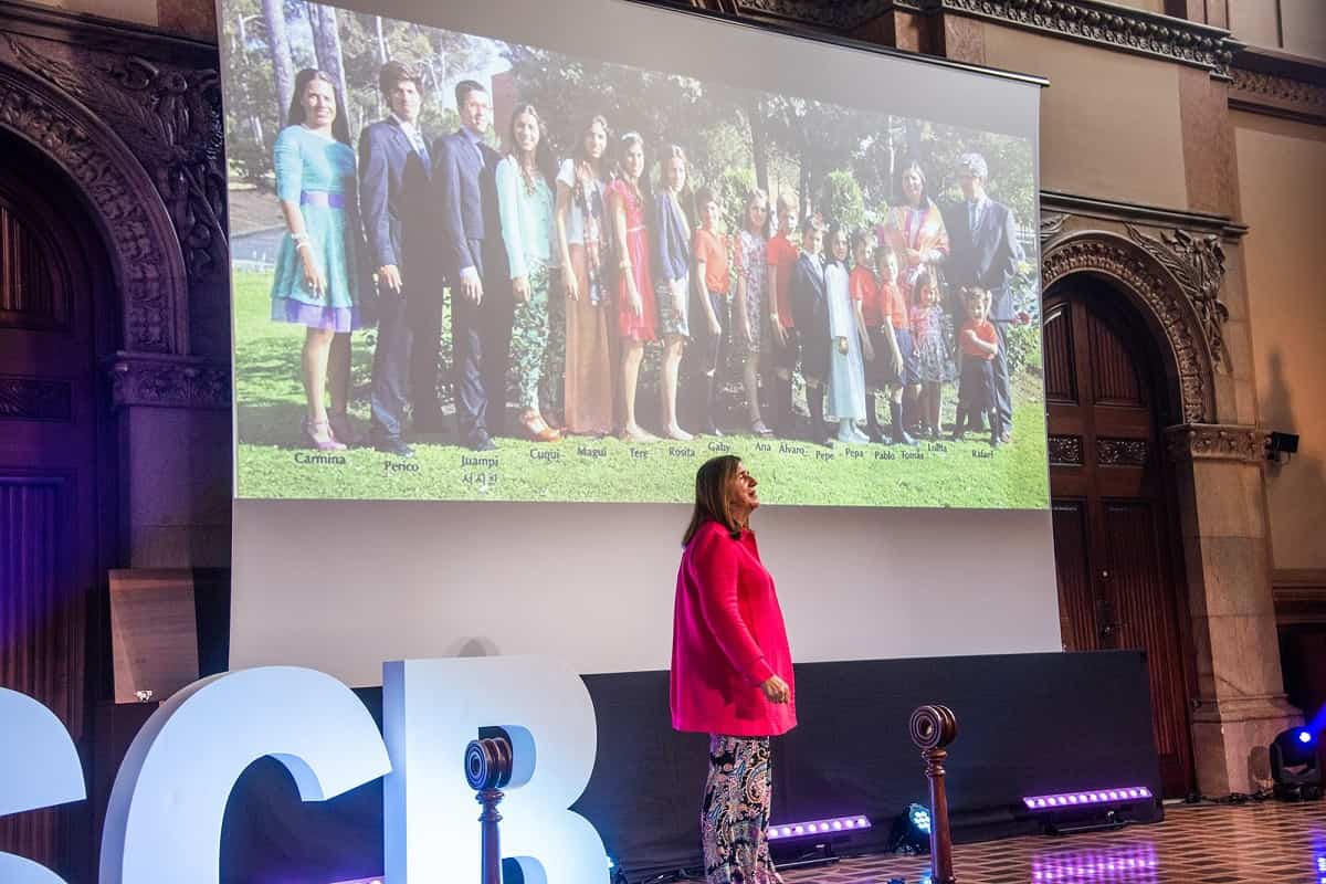 Rosa Pich en las SCB Talks de Barcelona, hablando como madre influencer e instagrammer