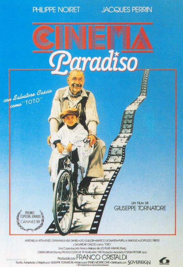 Cartel de la película Cinema Paradiso. 