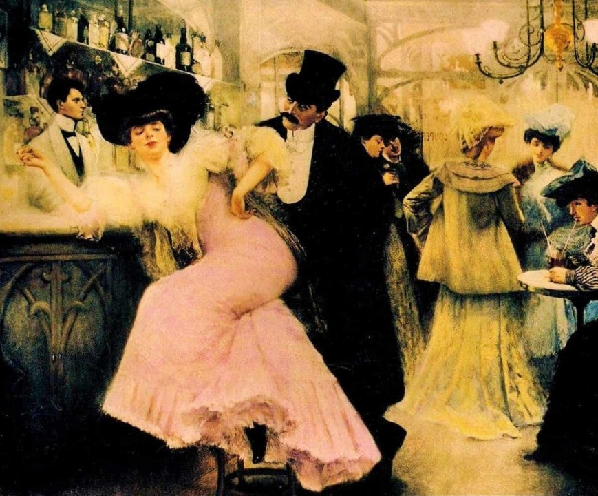 'El bar de Maxim's' de Pierre Victor Galland (1890).