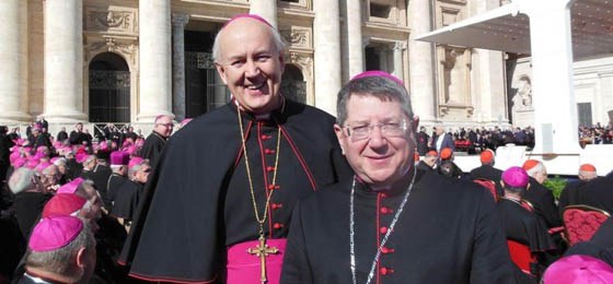 Ordinarios Steenson y Newton, en febrero de 2013, en Roma