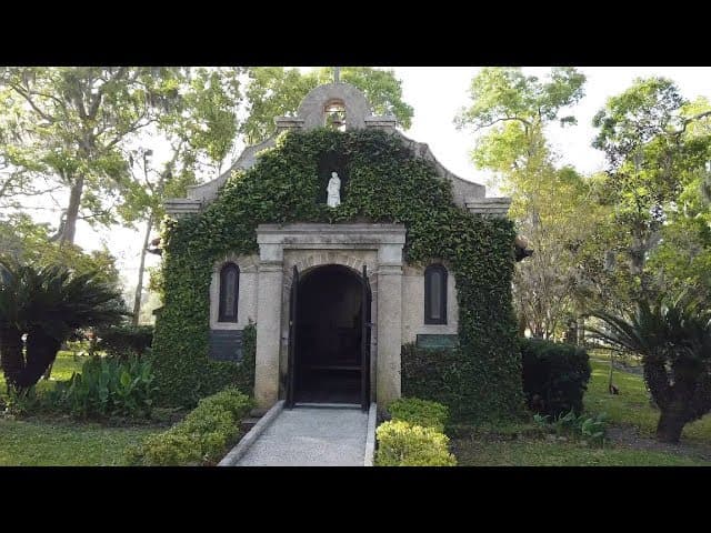 Santuario antiguo de la Virgen de la Leche en San Agustín, Florida, una de las iglesias más antiguas de EEUU