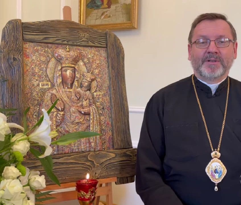 En la fiesta de Zarvanytsia, el arzobispo Shevchuk con el icono milagroso