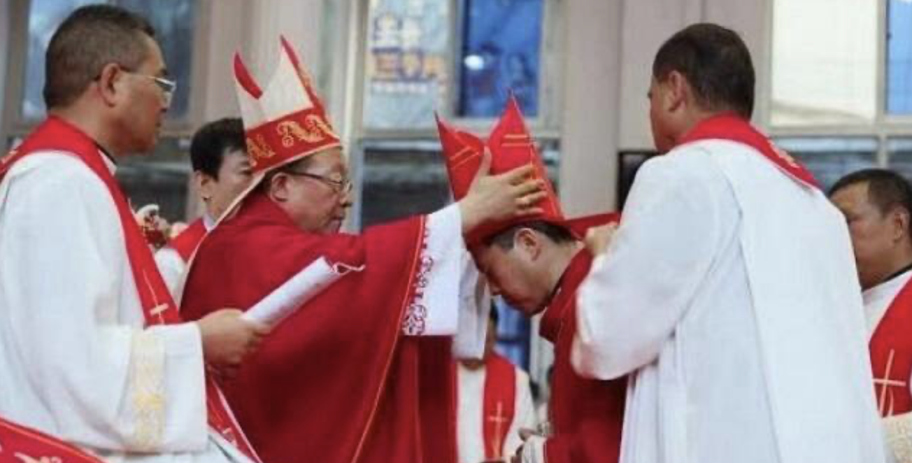 Obispo chino. 