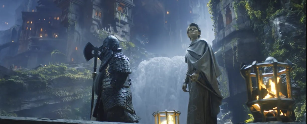 Un joven Elrond visita la gloriosa capital enana de Khazad-Dûm
