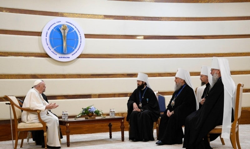 El Papa Francisco, con representantes ortodoxos.