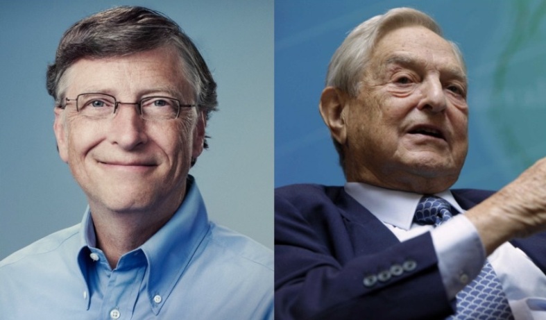 Bill Gates y George Soros. 