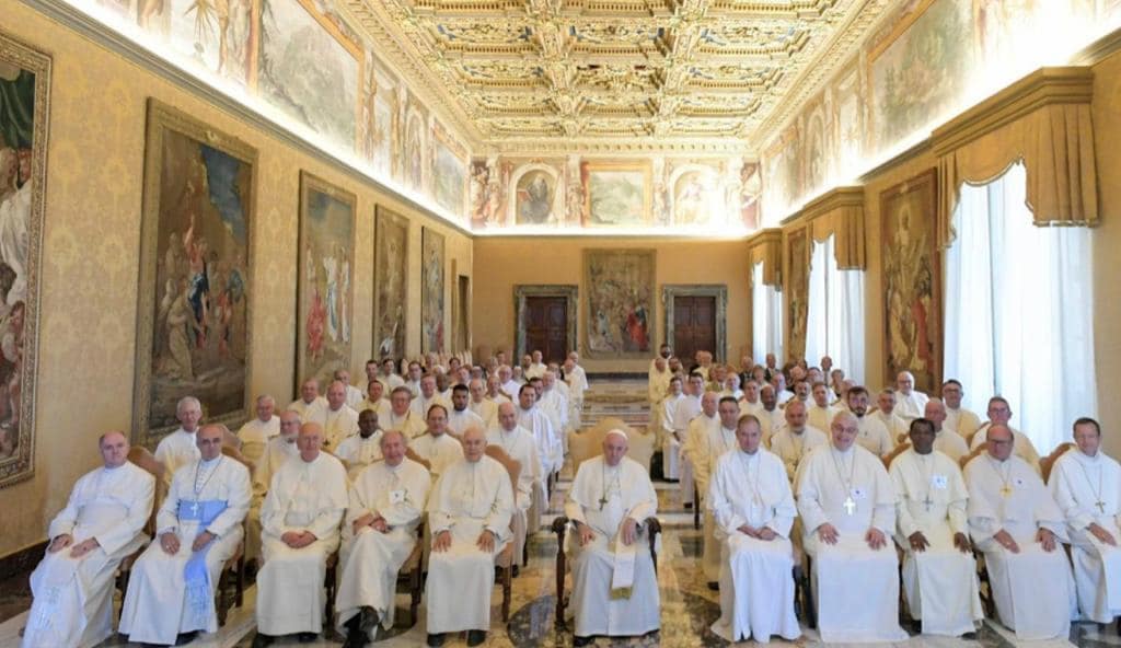 Premostratenses con el Papa Francisco en el Noveno Centenario de la Orden