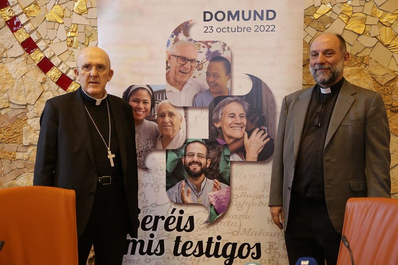 El cardenal Osoro y José María Calderón presentaron las actividades del Domund 2022