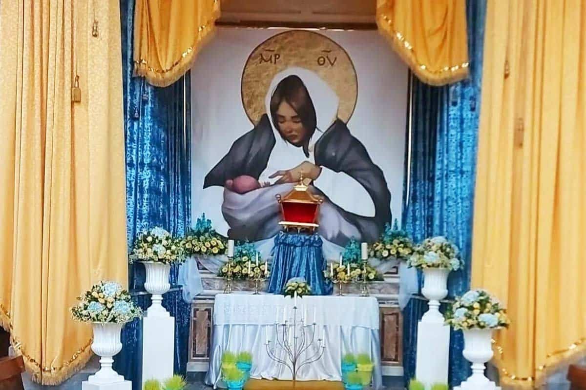 Madonna de Kiev en la iglesia de San Blas en Nápoles