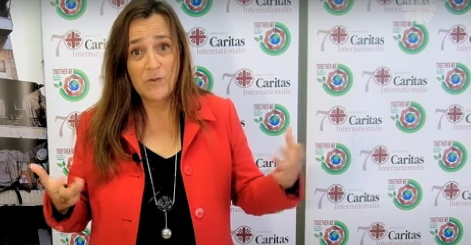 La española Amparo Alonso Escobar suele representar a Caritas Internationalis en foros internacionales