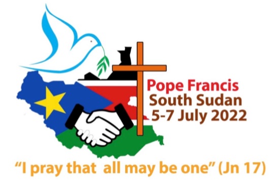 Logo del viaje del Papa Francisco a Sudán 2023