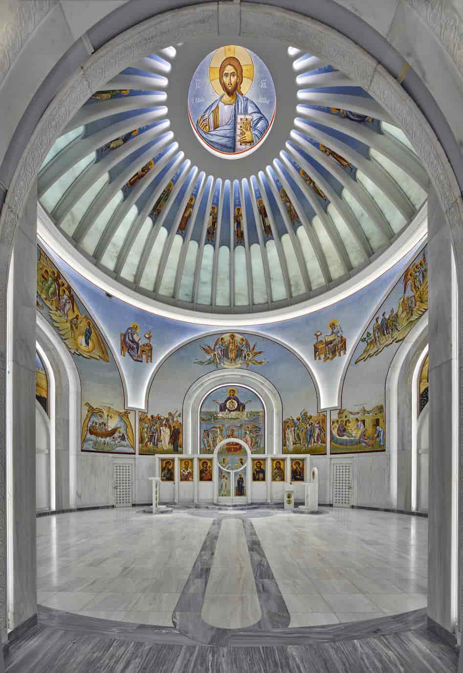 Una cúpula de absoluta inspiración bizantina y homenaje a Santa Sofía