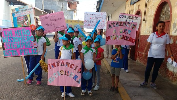 Niños de la parroquia Virgen de los Dolores de Yurimaguas celebran la Infancia Misionera