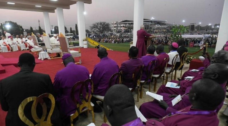 Numerosos obispos anglicanos en el acto ecuménico de oración con el Papa