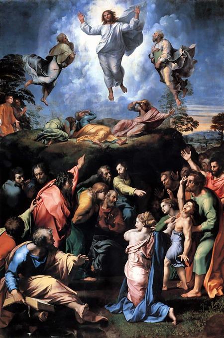 'La Transfiguración de Jesús' de Rafael (1520).