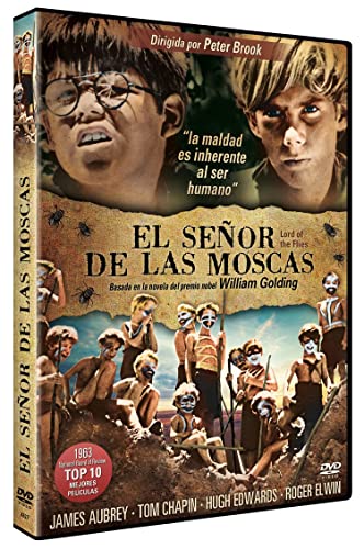 Carátula del DVD de 'El señor de las moscas'.