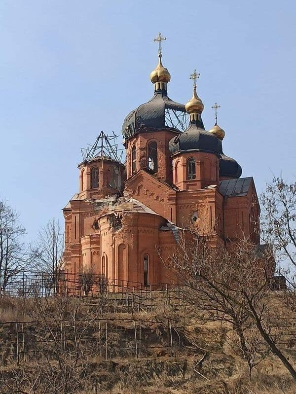 Catedral ortodoxa de San Miguel en Mariúpol