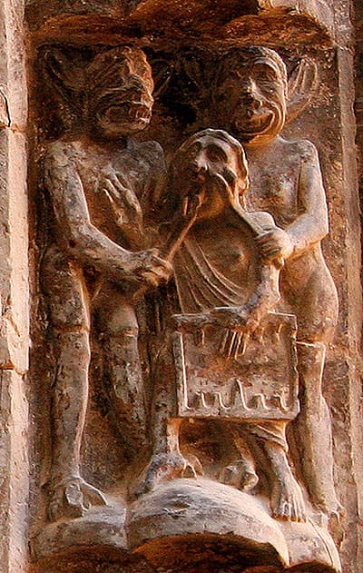 Demonios de la catedral 
 de Tudela. 