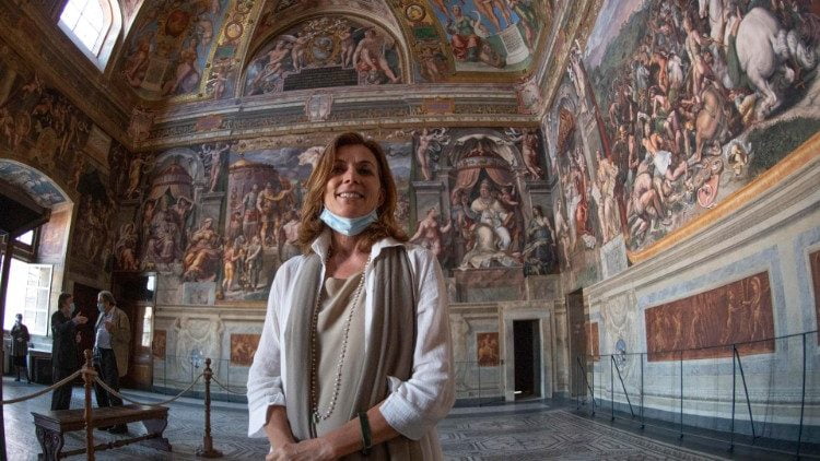 Barbara Jatta, directora de los Museos Vaticanos