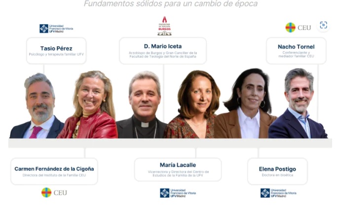 Máster en Familia y Matrimonio del CEU, la UFV y la Facultad deTeología de Burgos. 
