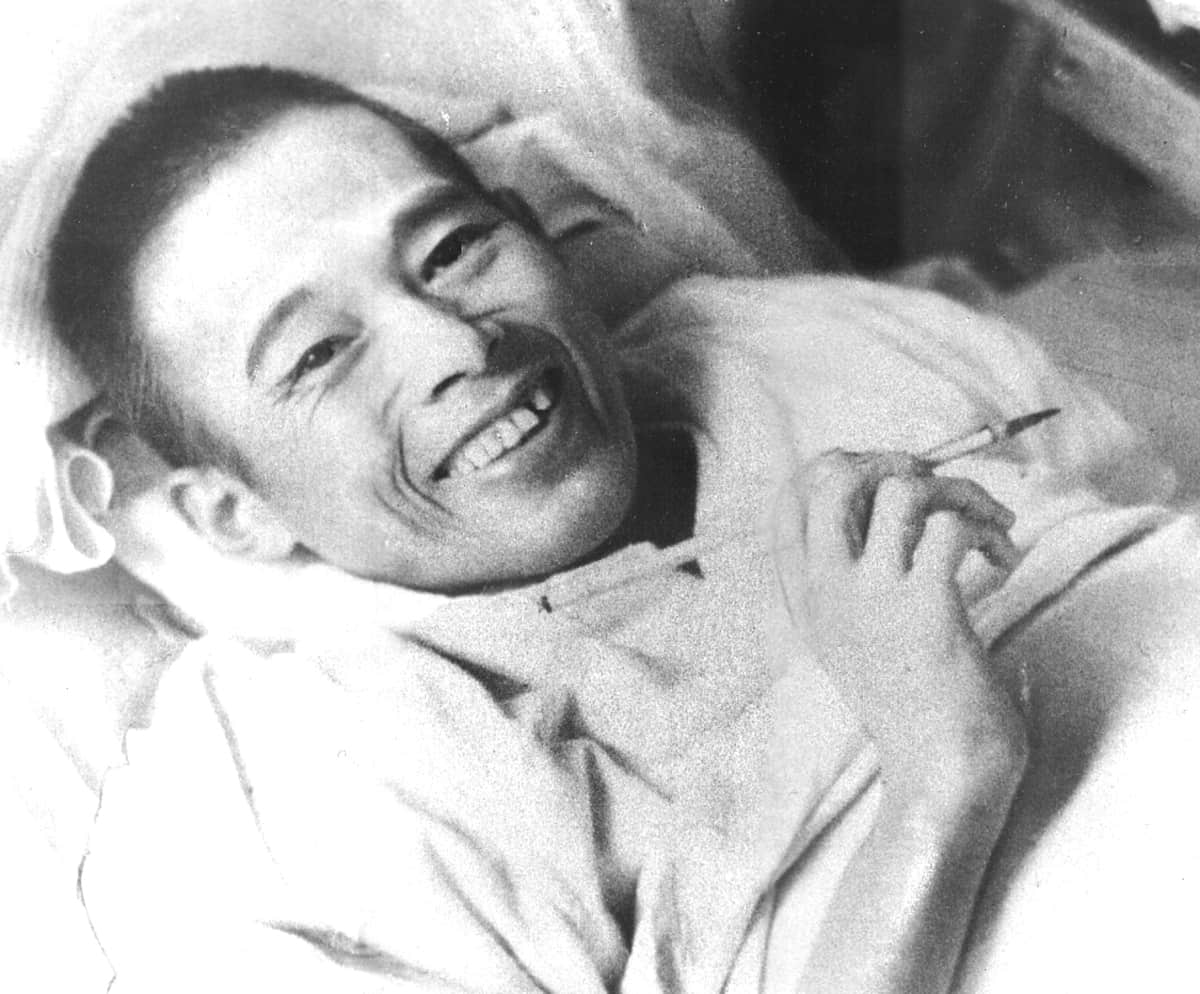 Takashi Nagai convaleciente. 