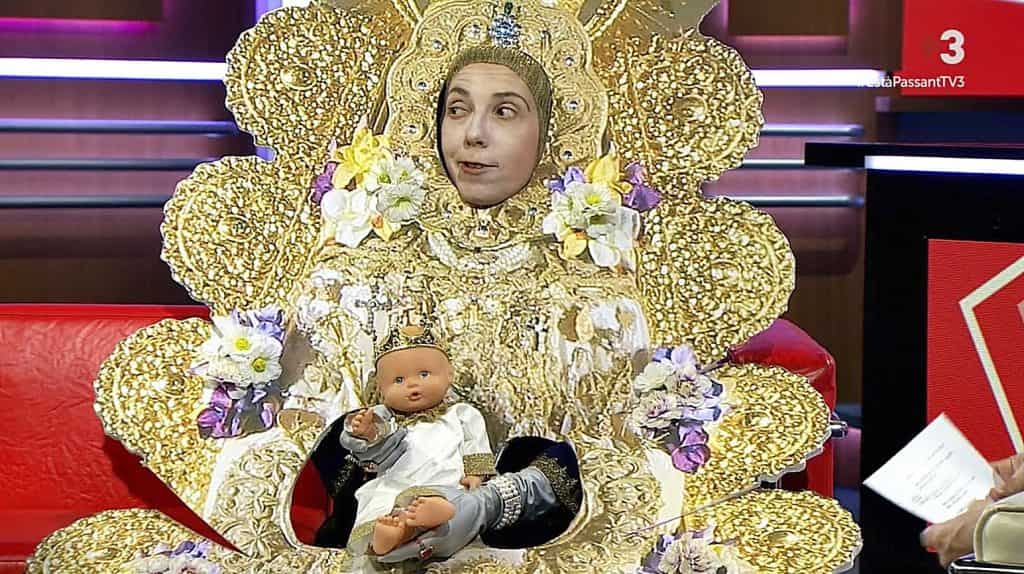 Sátira sexual insistente contra la Virgen del Rocío en TV3 durante la Semana Santa