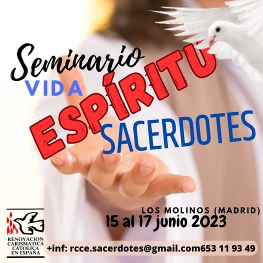 Seminario Vida en el espíritu para sacerdotes en junio de 2023 en Los Molinos Madrid