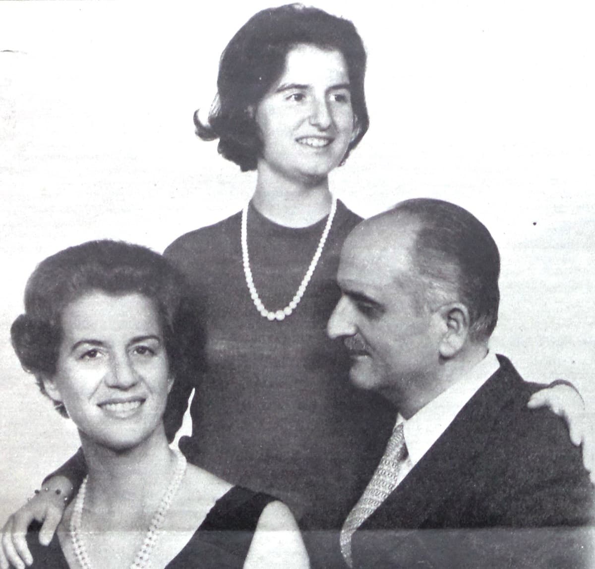 Gina y Enrico Ogier, con su hija, la Venerable Maria Cristina Ogier