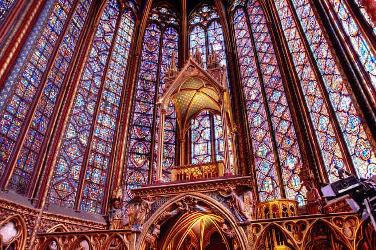 Saint-Chapelle de París. 